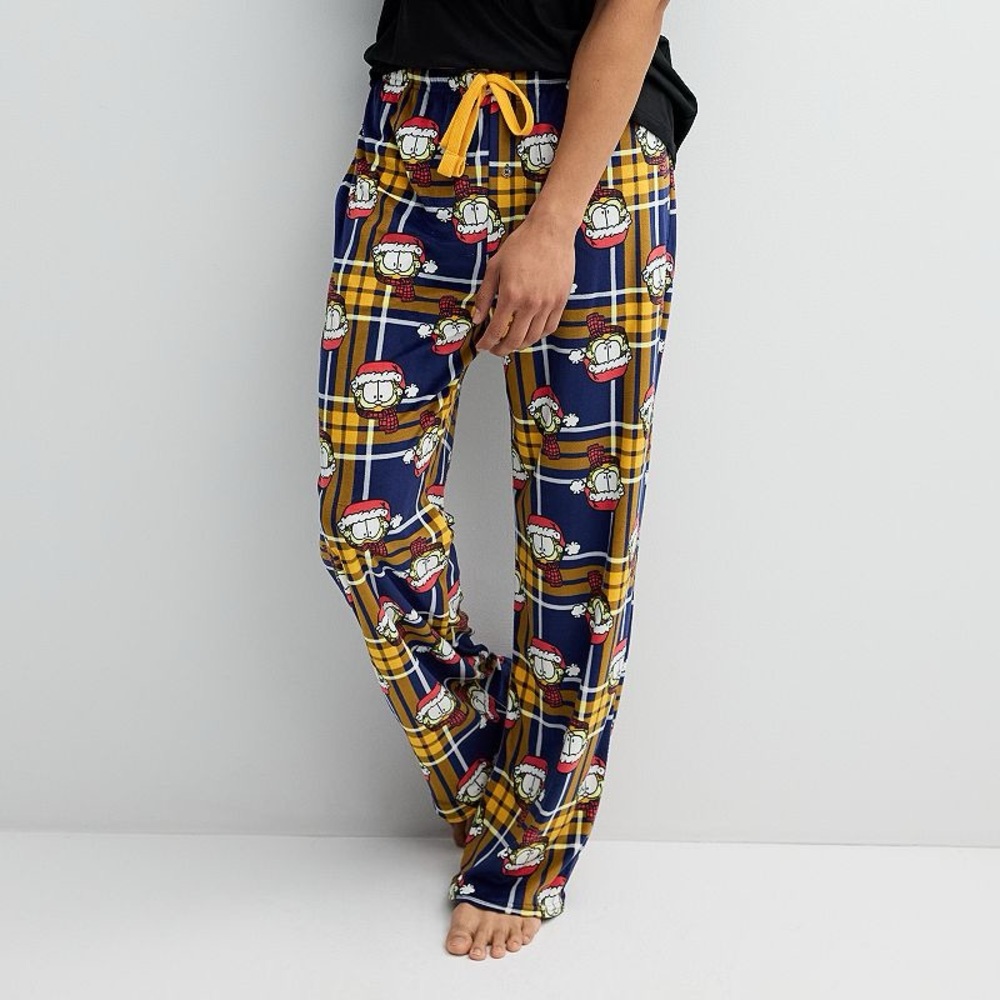 Men's Garfield Fleece Pajama Pants